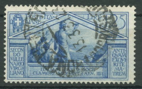 Italien 1930 2000. Geburtstag von Vergil Äneas sichtet Italien 351 gestempelt