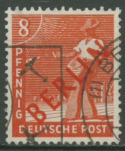 Berlin 1949 Rotaufdruck 23 gestempelt