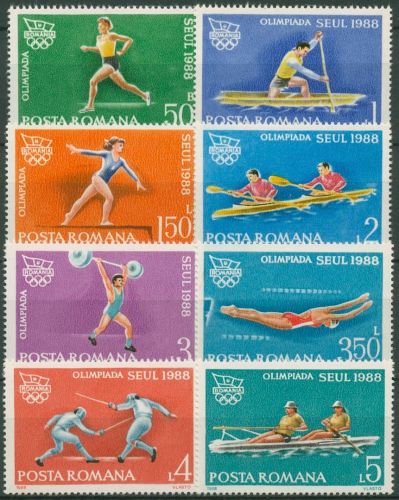 Rumänien 1988 Olympia Sommerspiele Seoul 4475/82 postfrisch