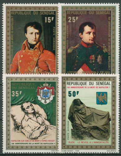 Senegal 1971 150. Todestag von Nopoleon I. Gemälde 460/63 postfrisch