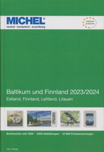 MICHEL Europa Band 11: BALTIKUM/FINNLAND 2023/24 108. Aufl., gebraucht (Z3302)