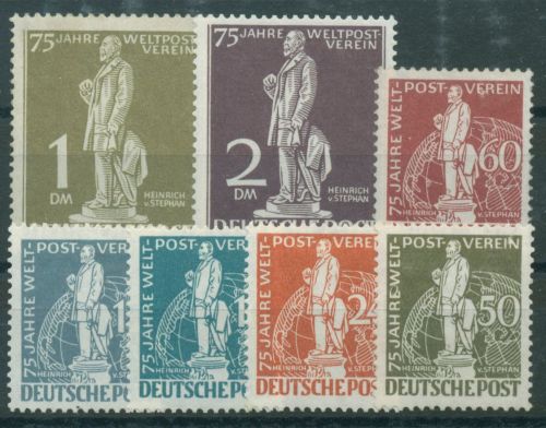 Berlin 1949 Weltpostverein UPU 35/41 ungebraucht mit Neugummierung (R80791)