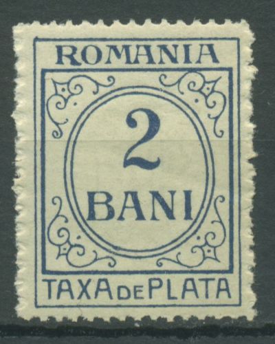 Rumänien Portomarken 1911 Ziffernzeichnung P 31 postfrisch, bügig