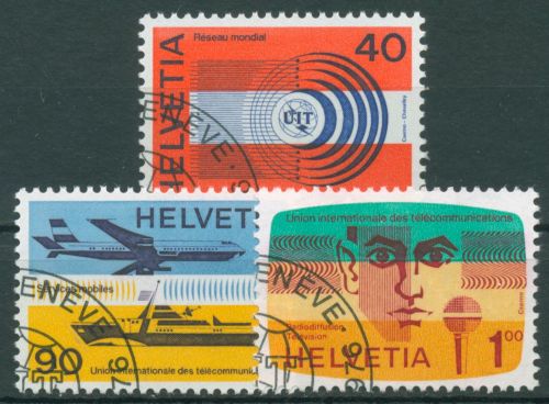 Int. Fernmeldeunion (UIT/ITU) 1976 Tätigkeitsbereiche der ITU 11/13 gestempelt