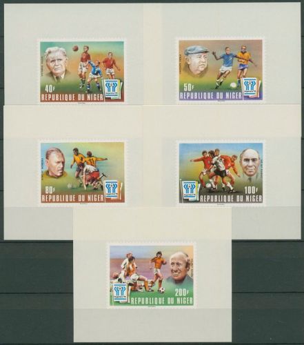 Niger 1977 Fußball-WM'78 Argentinien Trainer 593/97 B Böocks postfrisch (C41010)