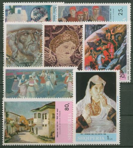 Albanien 1967 Kunst Gemälde 1201/08 postfrisch