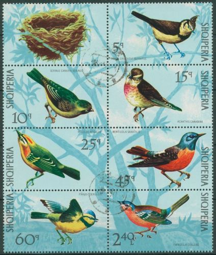 Albanien 1971 Tiere Vögel 1492/98 ZD gestempelt (C63817)