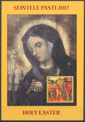 Rumänien 2017 Ostern Gemälde Ikone Block 692 postfrisch (C63860)
