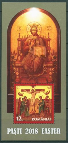 Rumänien 2018 Ostern Ikone Block 725 postfrisch (C63865)