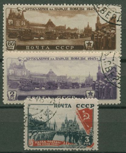 Sowjetunion 1946 Siegesparade am 24. Juni 1011/13 gestempelt
