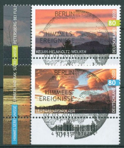 Bund 2020 Himmelsereignisse Wolken 3527/28 gestempelt