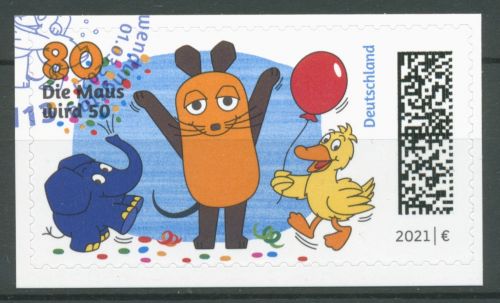 Bund 2021 Kinderfernsehen Die Sendung mit der Maus 3597 gestempelt