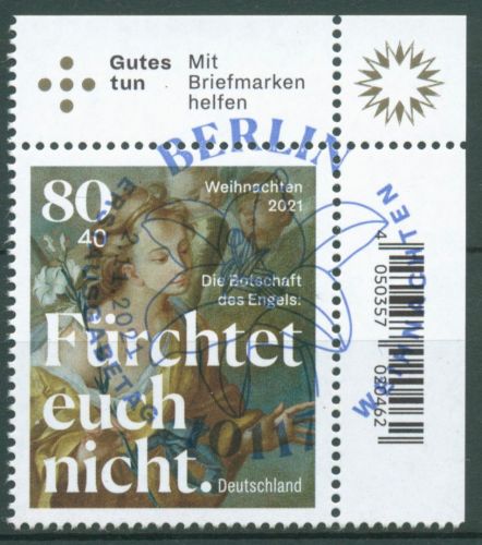 Bund 2021 Weihnachten Engel 3636 gestempelt