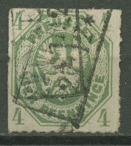 Preußen 1861 Wappenadler 14 a gestempelt