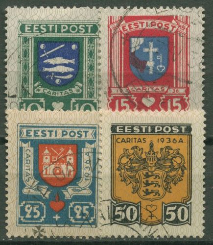Estland 1936 Gemeinschaftshilfe 109/12 gestempelt