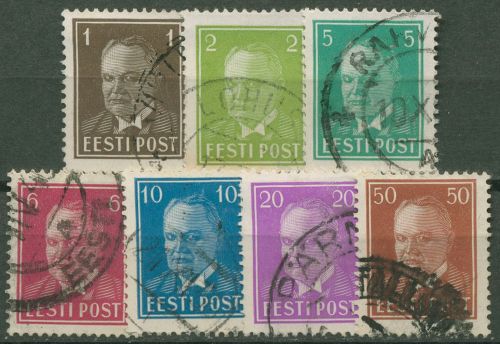 Estland 1936 Staatspräsident Konstantin Päts 113/19 gestempelt
