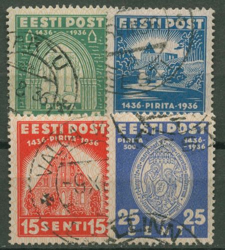 Estland 1936 Brigittenkloster Pirita 120/23 gestempelt