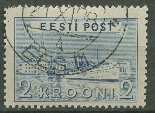 Estland 1938 Freimarke Hafen Tallin 137 gestempelt