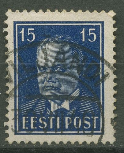 Estland 1940 Freimarke Staatspräsident Konstantin Päts 158 x gestempelt
