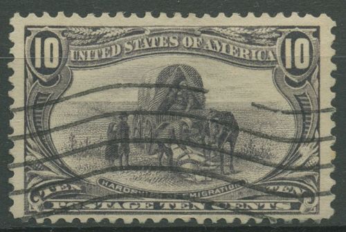 USA 1898 Omaha Trans-Mississippi-Ausstellung Planwagen 122 gestempelt