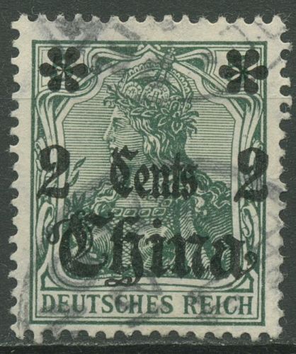 Deutsche Post in China 1906/19 mit Aufdruck 39 gestempelt