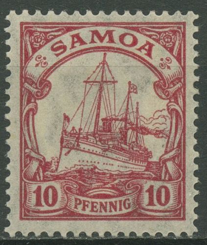 Samoa 1915/19 Kaiseryacht Hohenzollern 22 mit Falz