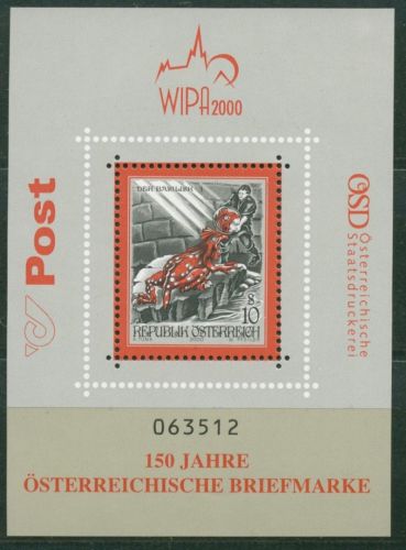Österreich 2000 Sagen und Legenden Block 13 postfrisch (C16482)
