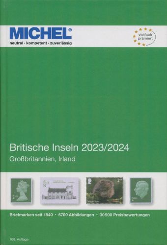 MICHEL Europa Band 13: Britische Inseln 2023/24 108. Aufl., gebraucht (Z3339)