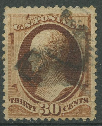 USA 1887 Politiker Alexander Hamilton 58 gestempelt, kleiner Fehler