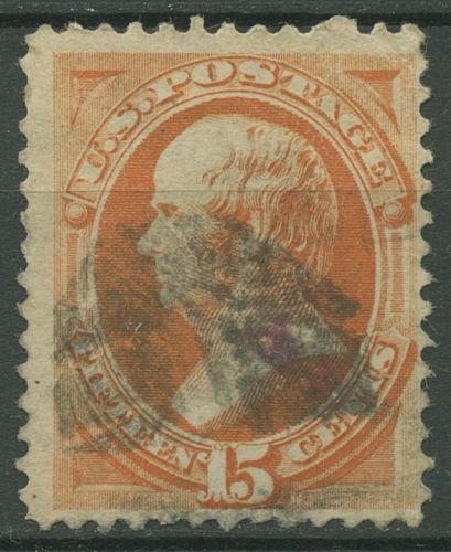 USA 1870 Politiker Daniel Webster 43 I v gestempelt, kleiner Fehler