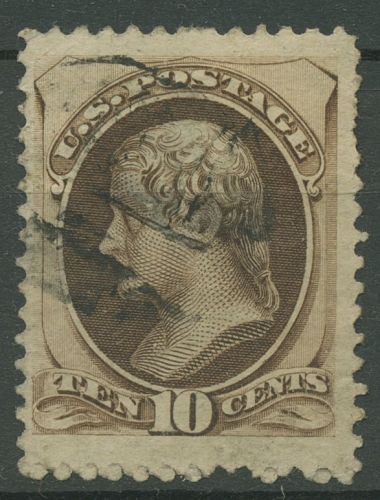 USA 1870 Präsident Thomas Jefferson 41 II gestempelt, Mängel