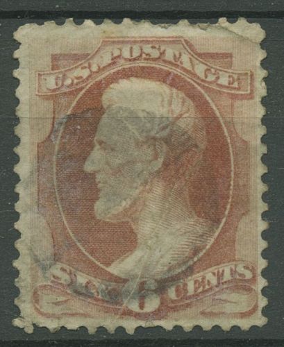 USA 1870 Präsident Abraham Lincoln 39 II gestempelt, Mängel