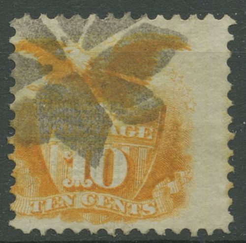 USA 1869 Adler auf Schild 30 gestempelt