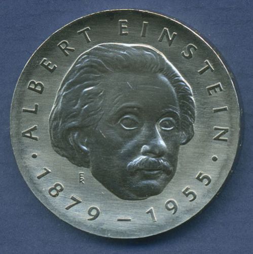 DDR 5 Mark 1979, Albert Einstein, J 1572 vz/st (m3202)