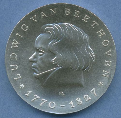 DDR 10 Mark 1970 Ludwig van Beethoven, J 1528 vz/st (m4850)