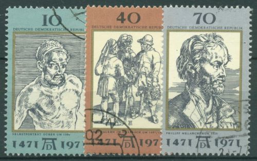 DDR 1971 Maler Albrecht Dürer 1672/74 gestempelt