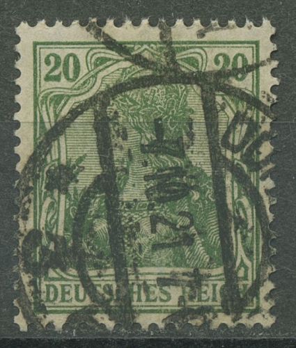 Deutsches Reich 1920/21 Germania 143 a gestempelt geprüft