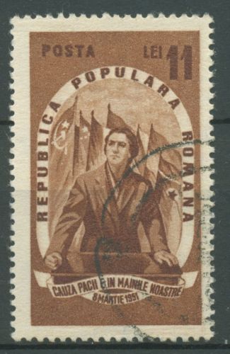 Rumänien 1950 Internationaler Frauentag 1254 A gestempelt