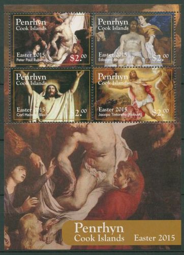 Penrhyn 2015 Ostern Auferstehungsgemälde Block 114 postfrisch (C41159)