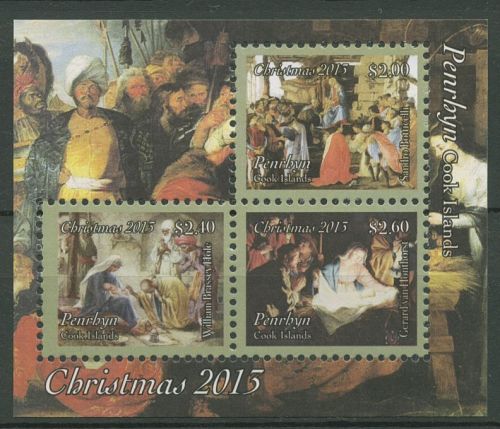 Penrhyn 2013 Weihnachten Gemälde Block 108 postfrisch (C41160)
