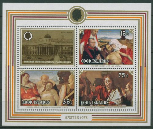 Cook-Inseln 1978 Ostern Gemälde Block 78 postfrisch (C41230)