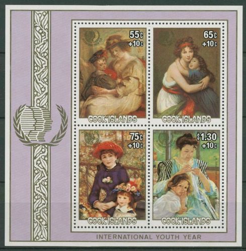 Cook-Inseln 1985 Int. Jahr der Jugend Gemälde 155 postfrisch (C41238)