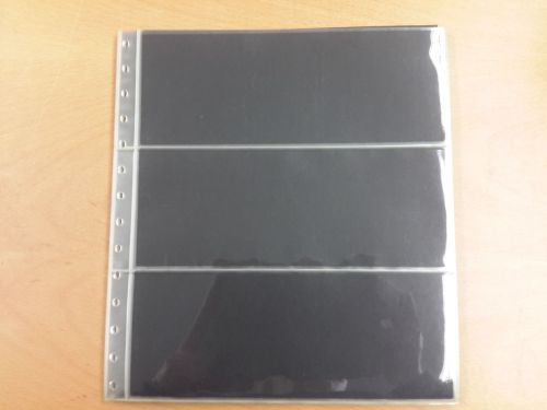 SAFE 20 x Blatt 754 transparent mit 3 Streifen 95 mm gebraucht (Z3344)