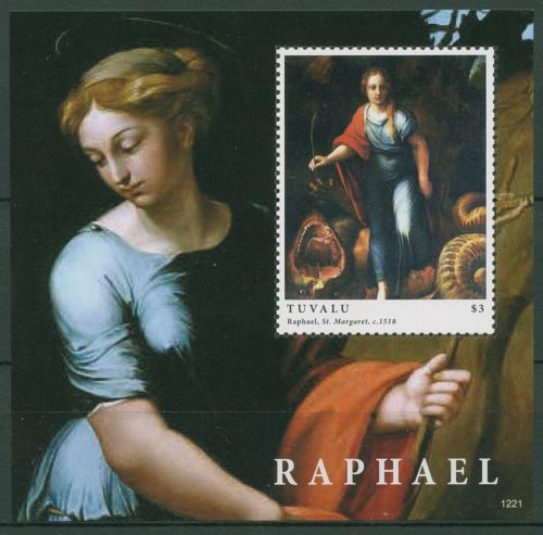 Tuvalu 2012 Gemälde von Raffael Block 192 postfrisch (C41282)