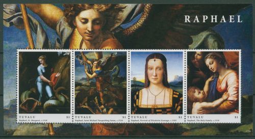 Tuvalu 2012 Gemälde von Raffael 1860/63 K postfrisch (C41283)