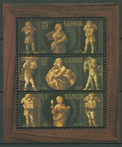 Samoa 1984 Weihnachten Block 34 postfrisch (C41288)