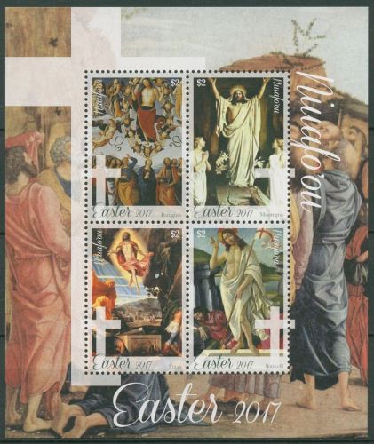 Niuafo'ou 2017 Ostern Gemälde Auferstehung Block 72 postfrisch (C41302)