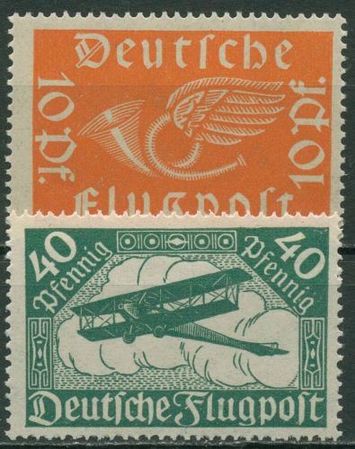 Deutsches Reich 1919 Flugpostmarken 111/12 postfrisch