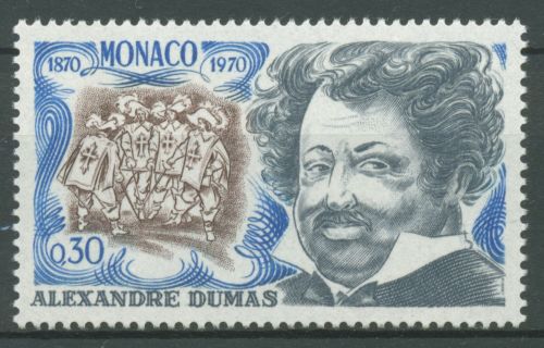 Monaco 1970 Schriftsteller Alexandre Dumas 989 postfrisch
