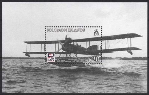 Salomonen 2009 100 Jahre britische Marineflieger Block 102 postfrisch (C41313)
